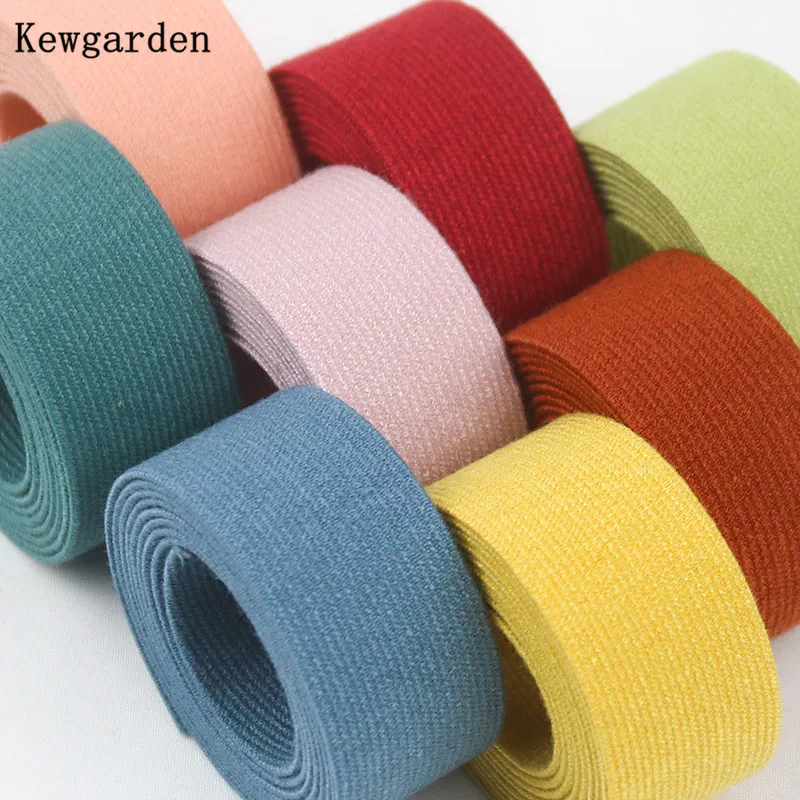 Kewgarden – rubans en tissu velours côtelé à rayures  1 2 25 10 50mm  accessoires pour nœud
