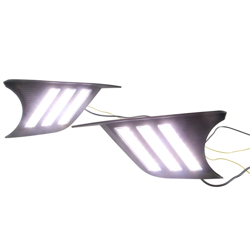 

2Pcs for 2019 Honda Xiangyu Tri-Color Streamer Steering Mustang Daytime Running Light