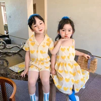 kids clothing sets girls summer dress toddler boys topsshorts outfits 2pcs baby matching clothes set children korean clothes