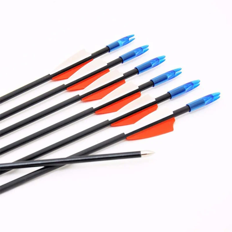 

Bow and Arrow Novice Practice Arrow 6mm Glass Fiber Arrow Internal Plug Reverse Complex Meritorious Traditional Straight Bow