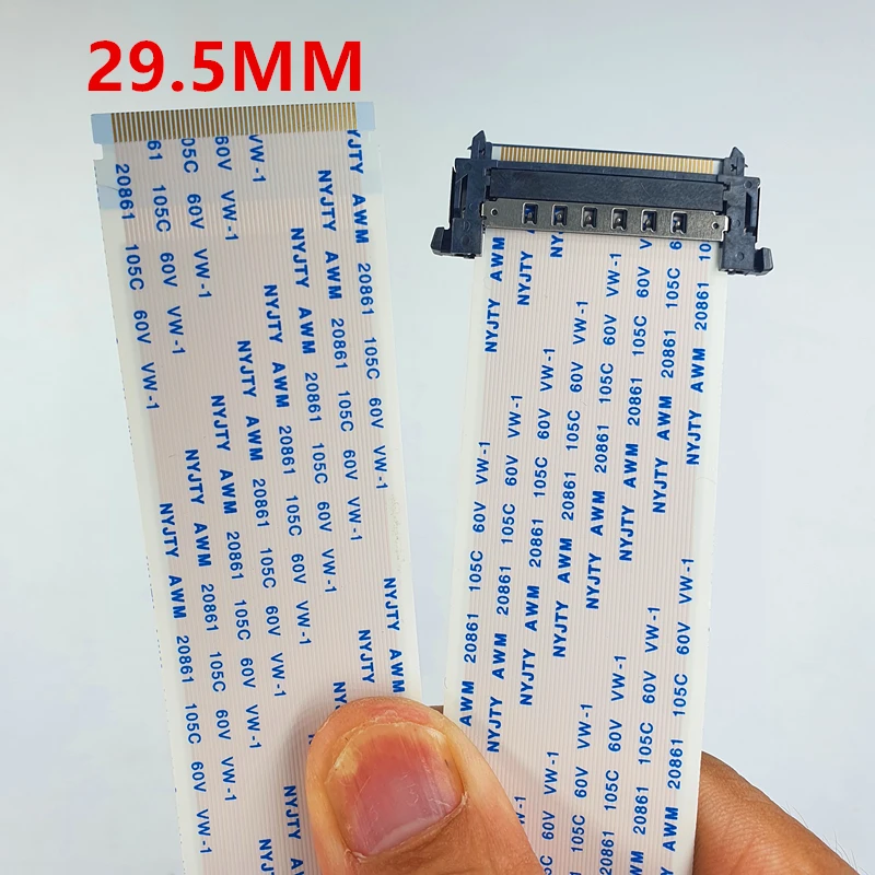 51Pin 4K HDTV LCD светодиодный ленточный кабель AWM 20706 20861 105C 60V VW-1 один конец с разъемом и