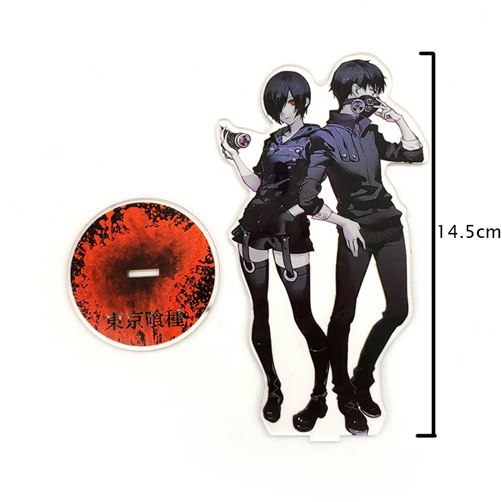 

Tokyo Ghoul Kaneki Ken Kirishima Touka ANIME japanese cool acrylic standee figurines desk decoration cake topper anime