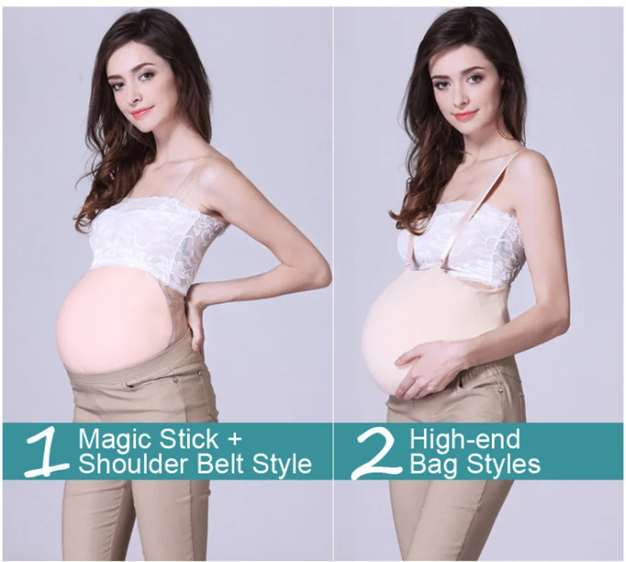 1Pcs 5 To7 Months 2000 Grams Promotion Test Silicon Fake Pregnancy Belly Hot Sale Product  Waist Trainer  Waist Trainer Men