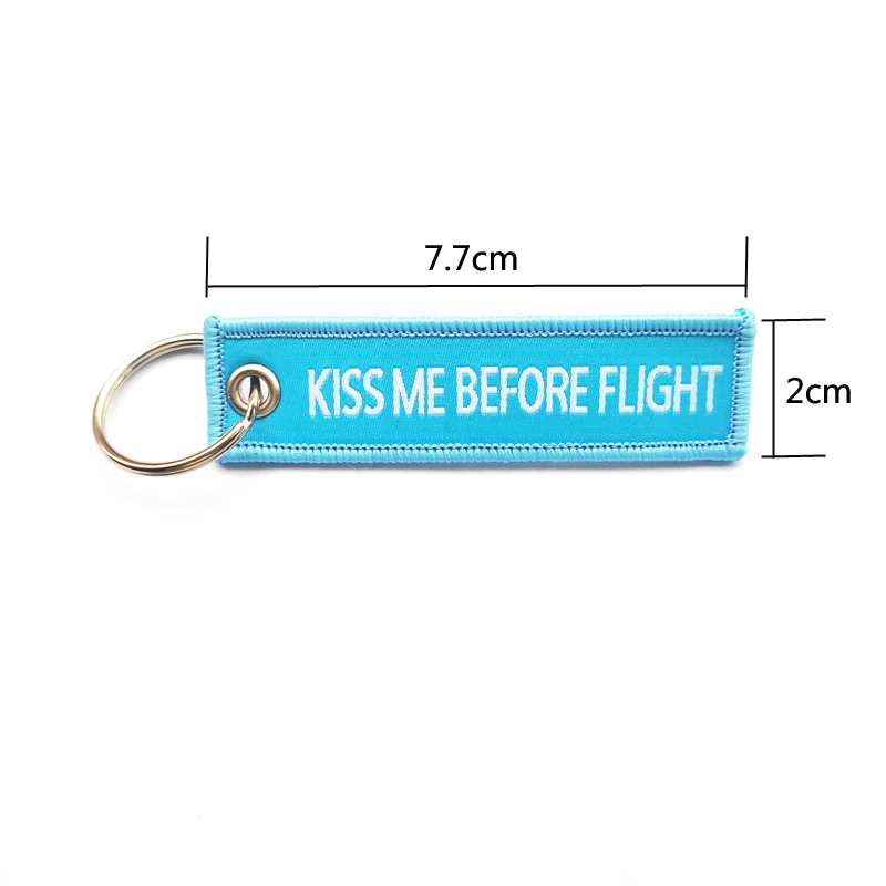 20 шт./лот Размер 7 7*2 см брелки авиационный подарок KISS ME перед полетом