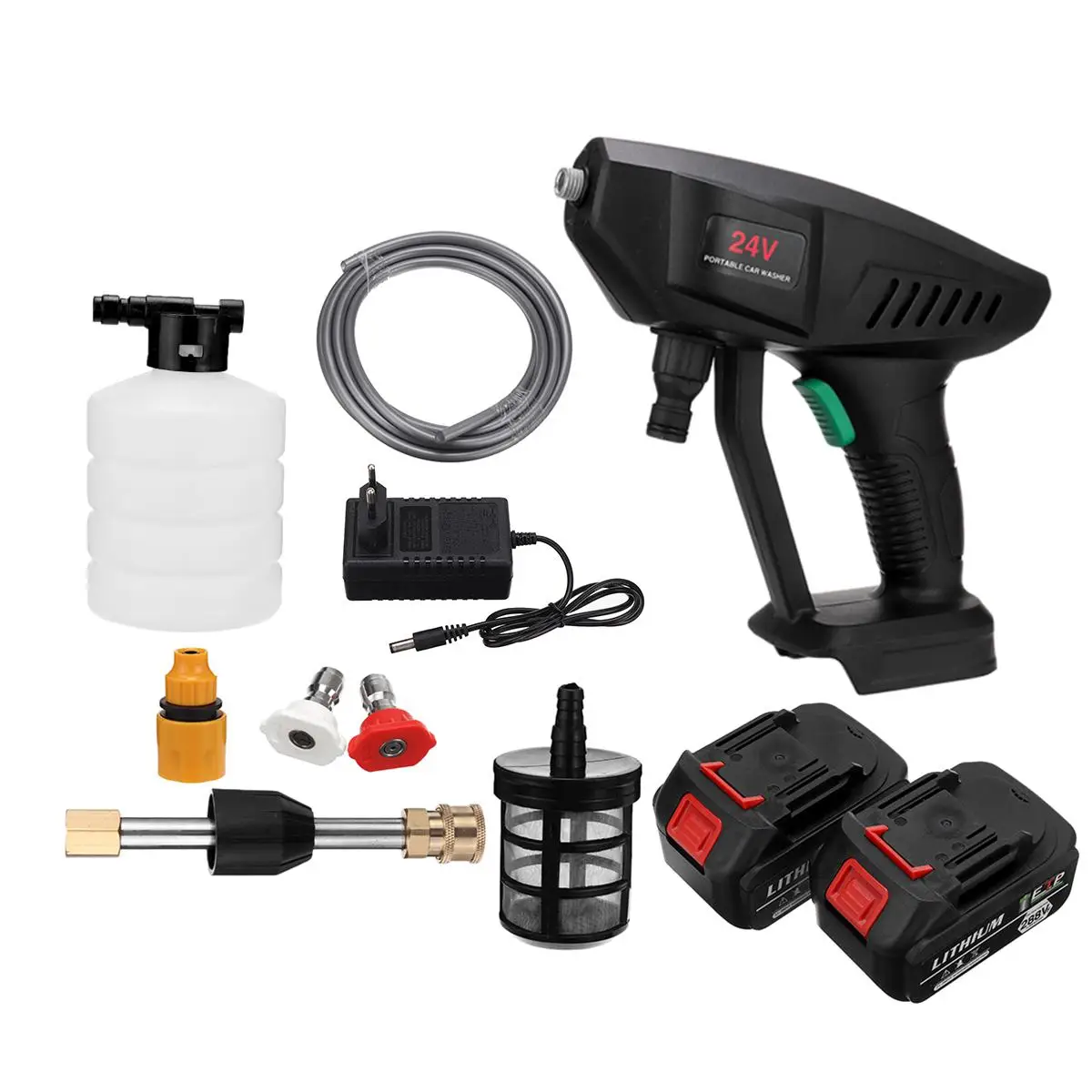 Продажа Беспроводной пистолет-распылитель воды, 1000 Вт, 20000 мАч