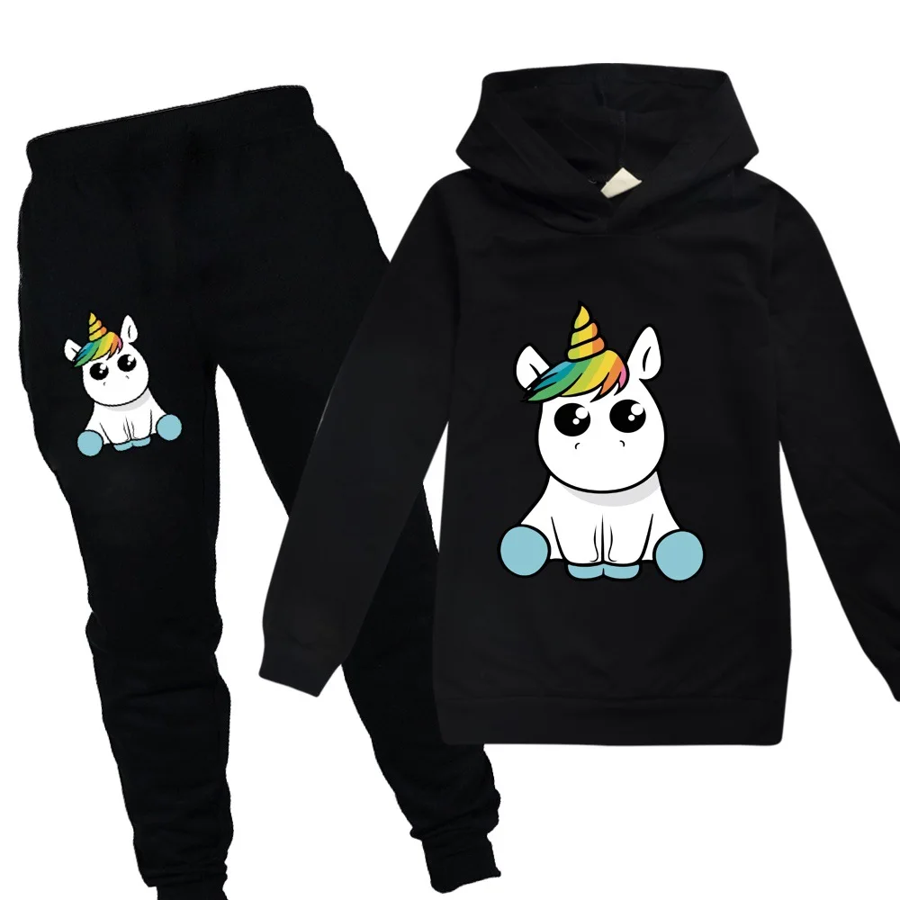 Спортивный костюм Детский Повседневный из хлопка 2 шт./компл.|Комплекты одежды