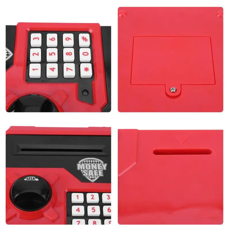 Электронная Копилка-банкомат мини-копилка сейф с паролем Жевательная монета