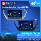 EKIY S7T для Hyundai Solaris 2 Verna 2017-2020 Android автомобильное радио стерео Carplay мультимедийный видеоплеер 2din автомобильный DVD Авторадио