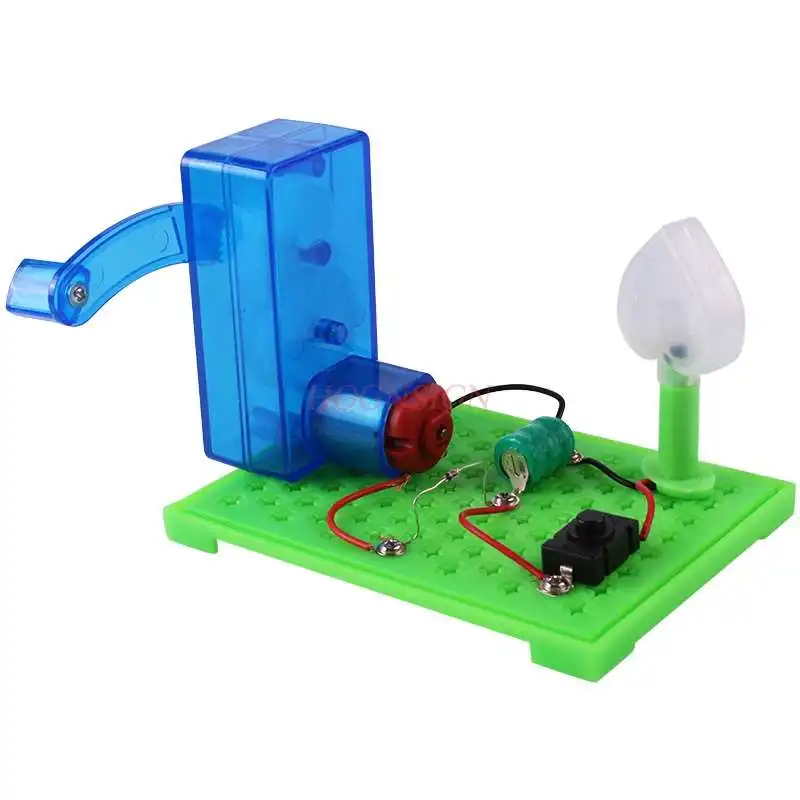 

Open class of student activity for hand-cranked generator set science and technology production teaching experiment materials