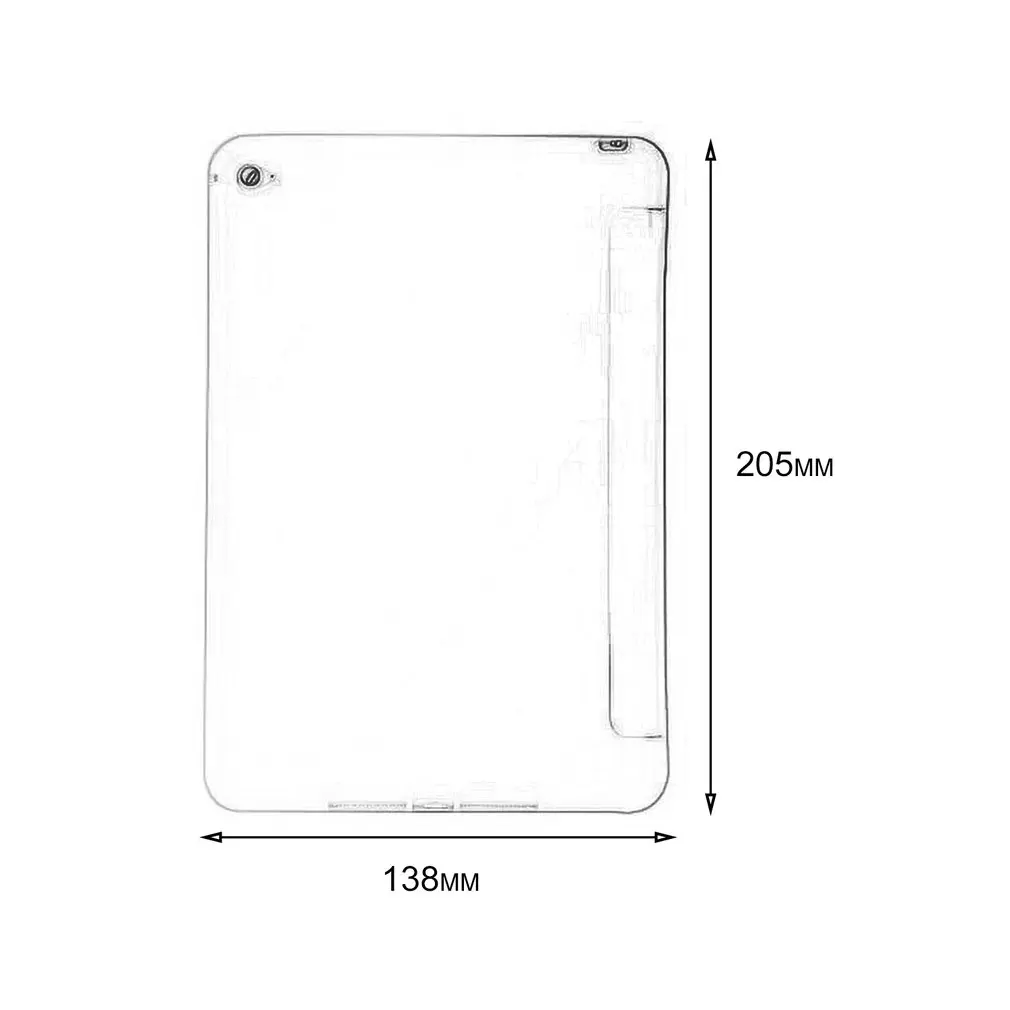 Прочный легко устанавливается мягкий силиконовый чехол из ПУ кожи умный с