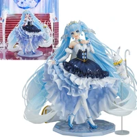 original anime figurine gsc snow princess ver 2019 hatsune miku vocaloid 23cm pvc collection doll decration model kids toy gift