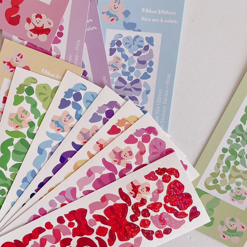1 шт. кавайная цветная лента с мультяшным медведем наклейки украшение журнал