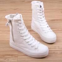 fashion women sneakers denim casual shoes female summer canvas shoes trainers lace up ladies basket femme stars tenis feminino