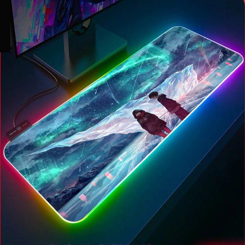 XGZ аниме девушка пейзаж RGB милая розовая светодиодсветодиодный офисная