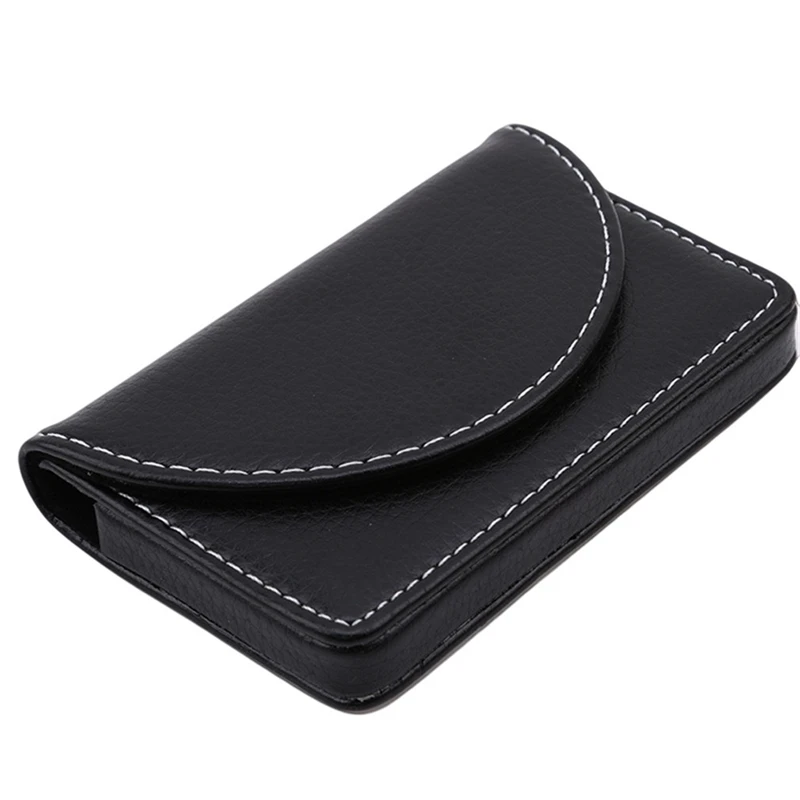 

Business Card Holder Metal Leather Box Cover Credit Business Multi Card Case Wallet Travel Organizer Card Bags New