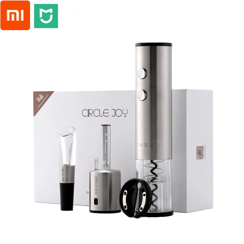 Xiaomi Mijia электрическая открывалка для бутылок из нержавеющей стали мини винная пробка аэратор для винного графина для Xiaomi Smart Home штопор для вина