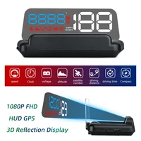 car t900 hud head up display gps hd led gps speed with adjustale reflection board clear display clock