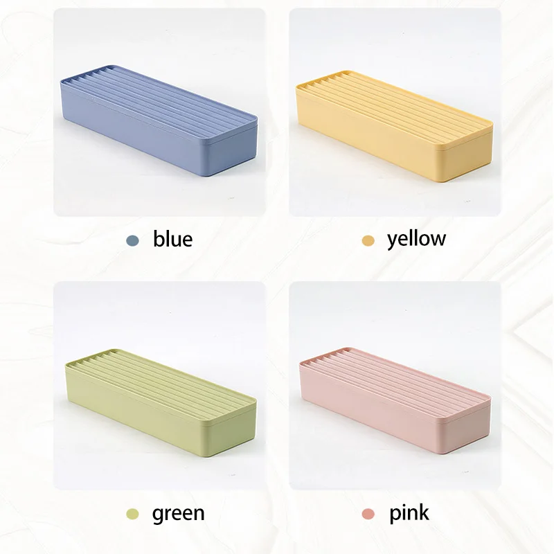 home supplies cable organizer stationery plastic storage container charger desk wire case mobile phone accessories tool box free global shipping