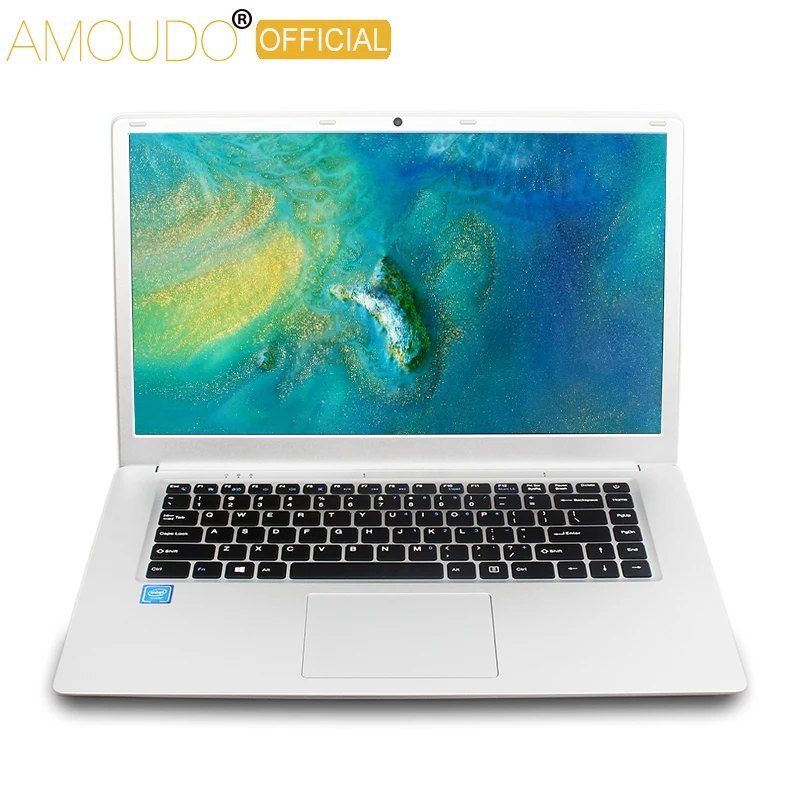 AMOUDO 15,6 дюймов 4 Гб ОЗУ+ 64 Гб eMMC Intel Braswell четырехъядерный Win 10 двухдиапазонный Wifi Bluetooth 4,0 ноутбук компьютер