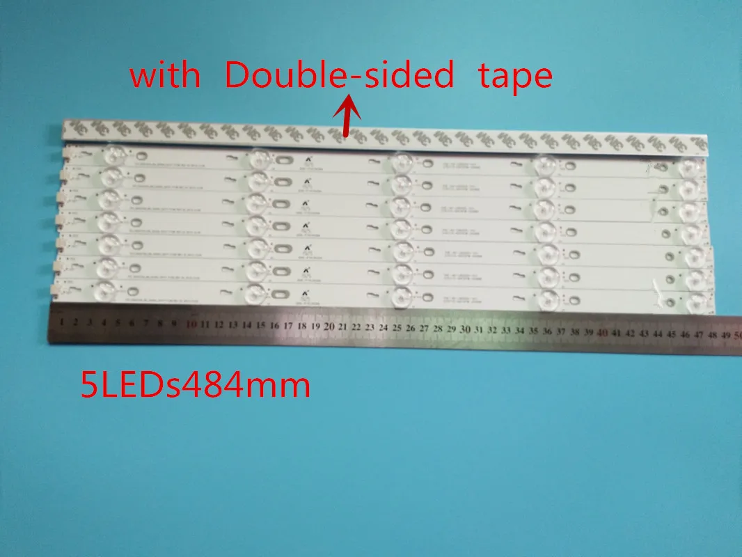 8 шт./компл. светодиодный подсветка полосы для TCL 50FS3800 светодиодный 50D2720 LVF500AUOY Thomson 50FA3213 TOT_50D2700 50HR330M05A0 V2 4C-LB500T-YH2