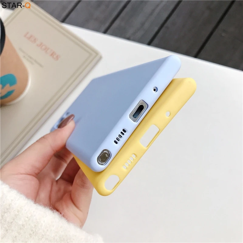 candy color matte silicone phone case for samsung galaxy note 20 ultra note 10 plus lite 9 8 s10 ultra thin tpu back cover free global shipping