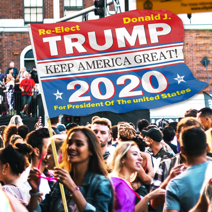 

3x5ft 2020 Donald trump flag make American great with Grommets for indoors and outdoors