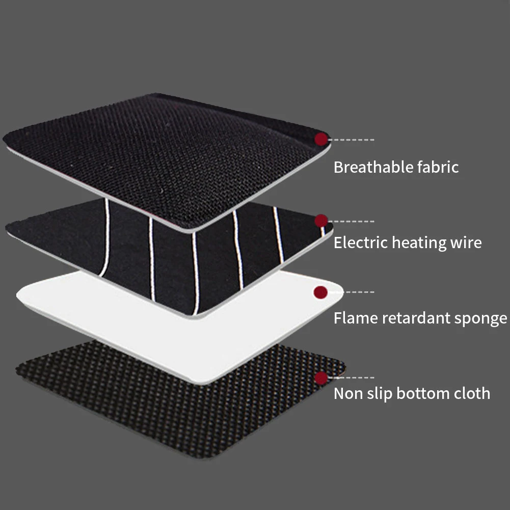 Автомобильная подушка с питанием от USB регулируемая температура чехол для