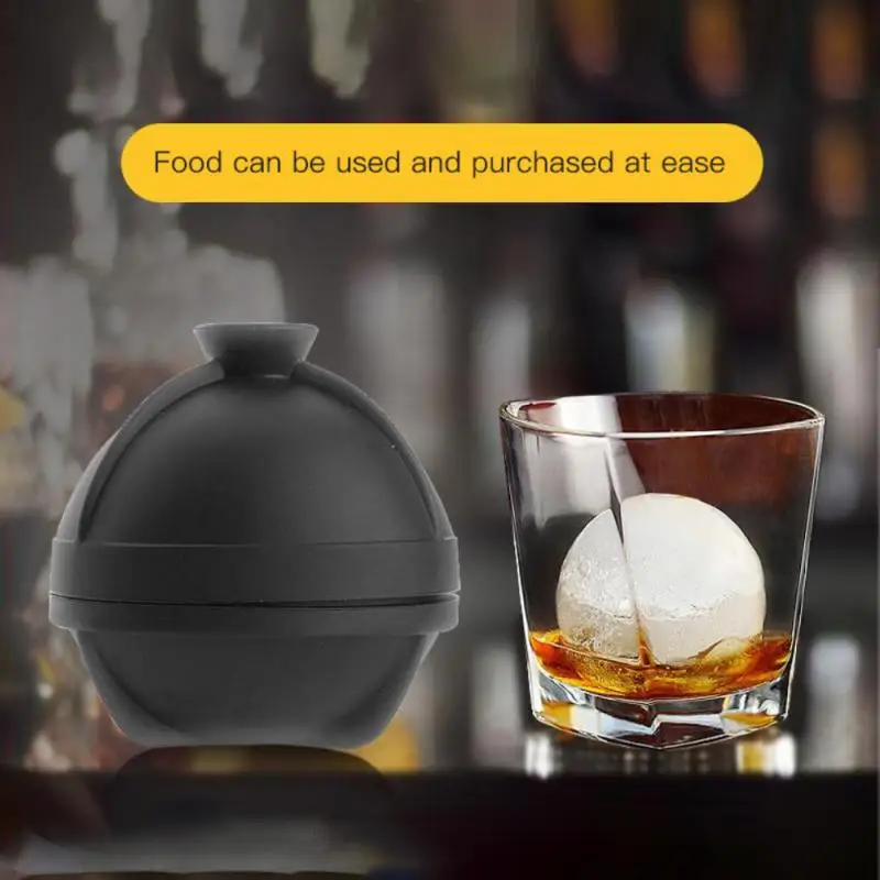 

6cm Silicone Round Ice Mould Hockey For Whiskey Ices Cube Kitchen Round Mold Ball Chocolate Tray Ice Ball Tools Bar Kitchen Tool