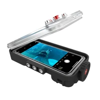 portable phone case for iphone xr xs max iphone 11 pro max 8plus 60m underwater phone housing with hd lens for diving surfing1pc