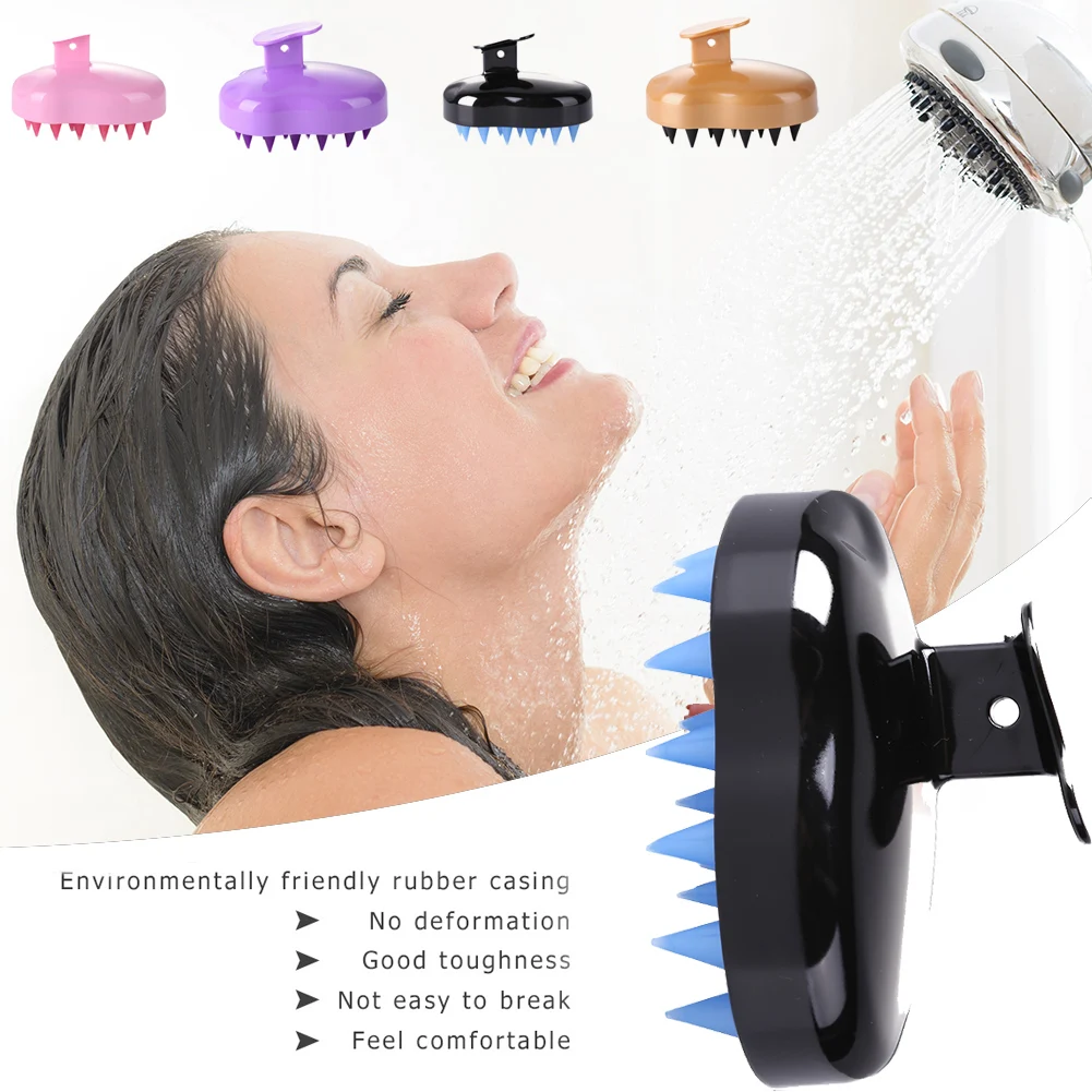 

Handheld Silicone Head Body Scalp Massage Brush Comb Shampoo Hair Washing Comb Shower Brush Bath Spa Slimming Massage Brush