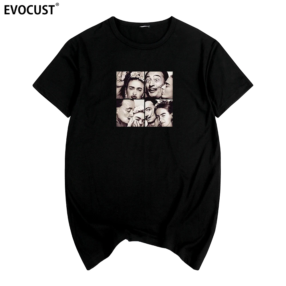 Забавная Хлопковая мужская футболка с принтом Сальвадора Дали новая Wo Men s |