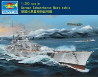 trumpeter 03715 1200 german scharnhorst battleship static model kit warship th18374 smt6