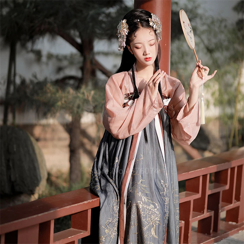 Hanfu платье для женщин Древний китайский костюм фея косплей элегантный династии