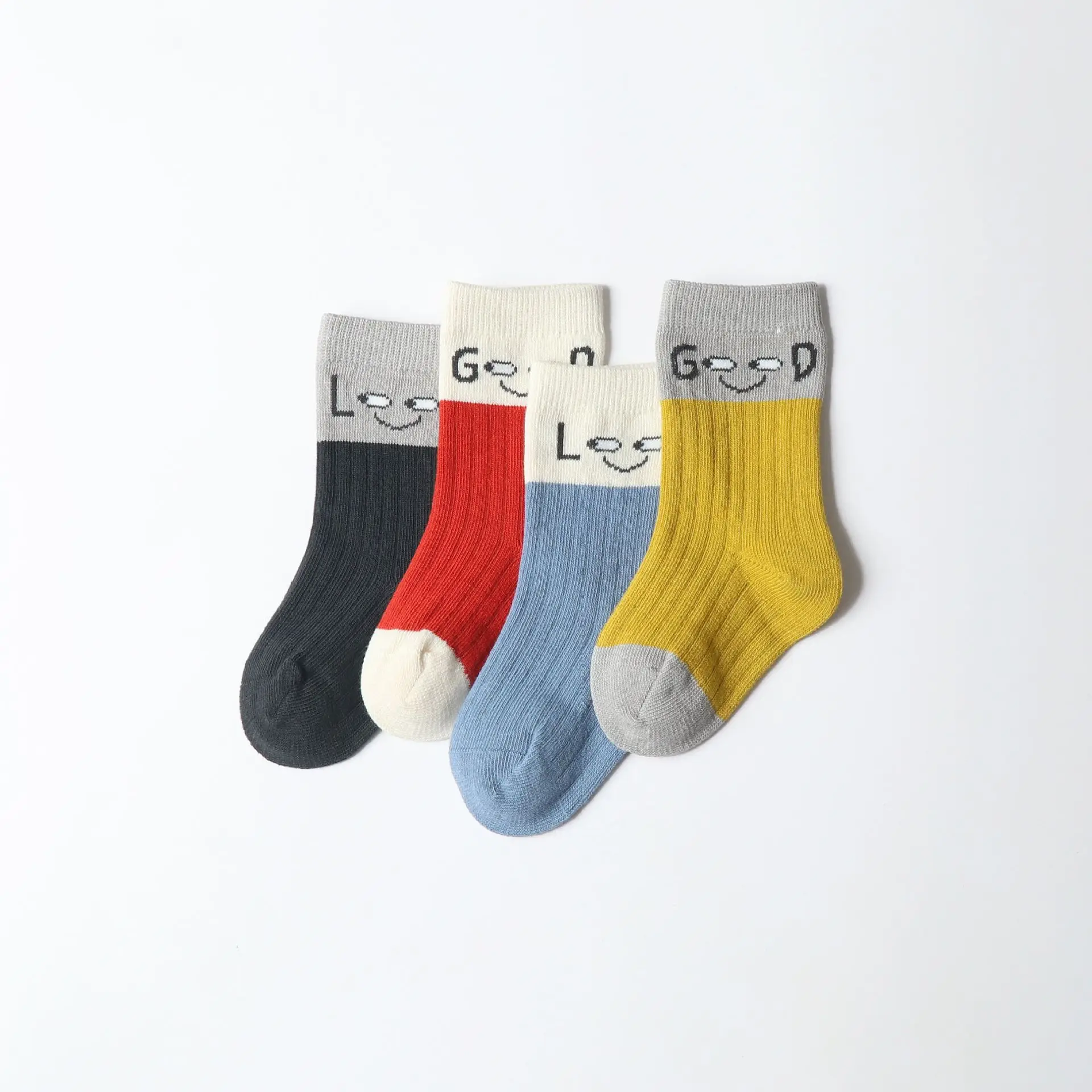 Детские хлопковые Дышащие носки лотоса в новом стиле с принтом животных и цифр