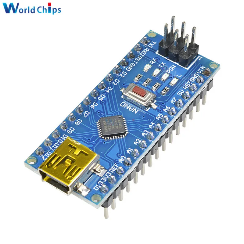 Плата микроконтроллера MINI USB NANO V3.0 CH340 CH340G 5 в 16 м Atmega328 ATmega328P модуль для Arduino Nano 3 0