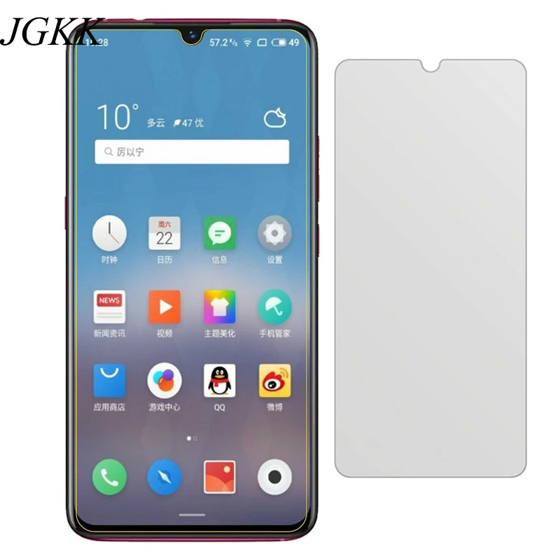 JGKK полное покрытие для Meizu Note 8 9 матовый протектор экрана из закаленного стекла 17