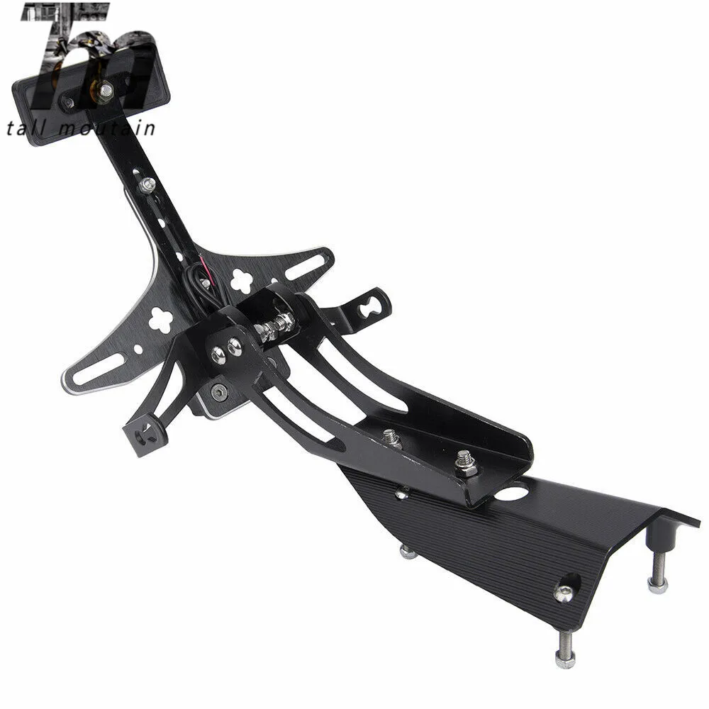

For Ducati 899 1199 1299 2012 2013 2014 2015 2016 Motorcycle Adjustable CNC Aluminum License Number Plate Frame Holder Bracket