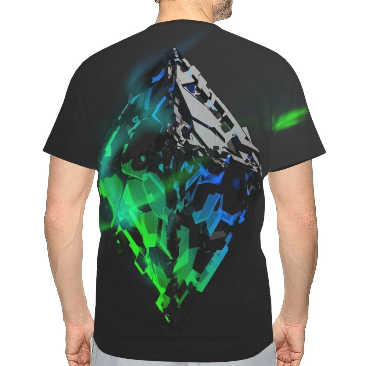 

Cyptocurrency 3D Printed Ethereum Colorful TShirt Men Basic Tee Shirt Quick Drying Big Size Design Streetwear