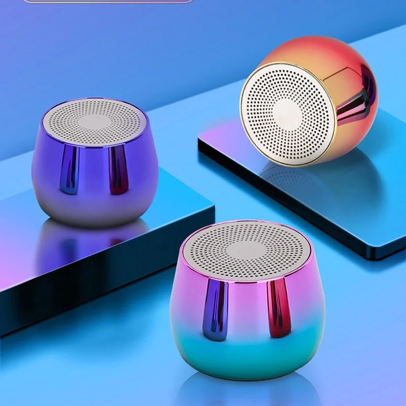 

Speaker Bluetooth 5.0 Wireless Pocket Stereo Speakers with 5W Big Sound 2-Hr Playtime,Android IOS for IPhone