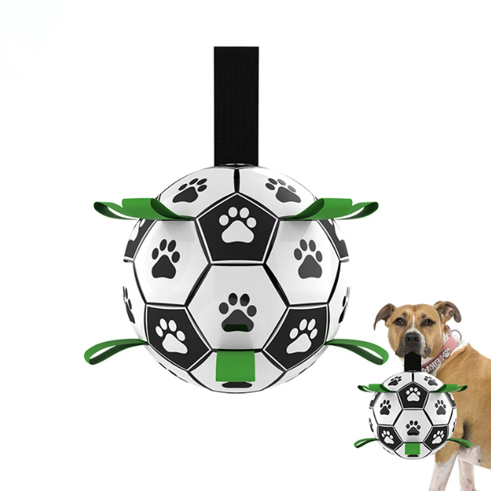 

1pcs Interactive Football Toys For Large Dogs Bite Resistant Ball Pets Toy For Small Dogs Outdoor Dog Training Accessories