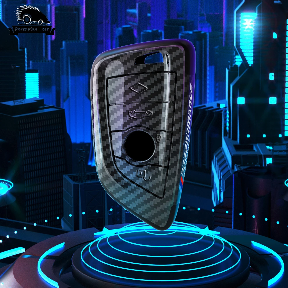 Чехол для автомобильного ключа из углеродного волокна чехол BMW X3 X5 X6 F30 F34 E60 E90 F10 E34