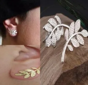 Женские винтажные богемные серьги с большим полым листом свадебные украшения