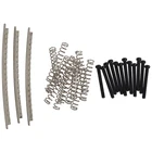 1 комплект черных винтов с регулировкой высоты звукоснимателя с пружинами и 1 набор 2,2 мм набор проводов для акустической электрической гитары с 24 ладами