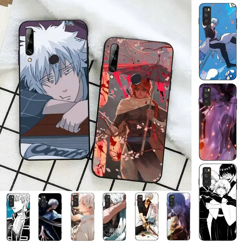 

FHNBLJ Anime Gintama Phone Case for Huawei Honor 8 9 10 5A 30 20 pro lite 8X 8C