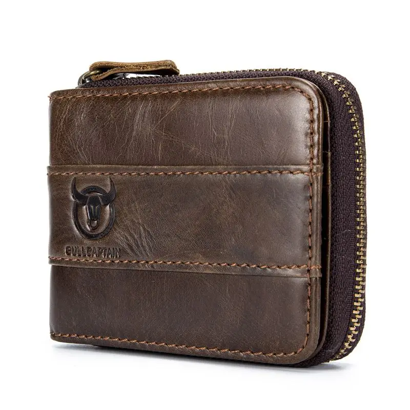 Кошелек мужской из натуральной кожи с RFID-блокировкой | Багаж и сумки