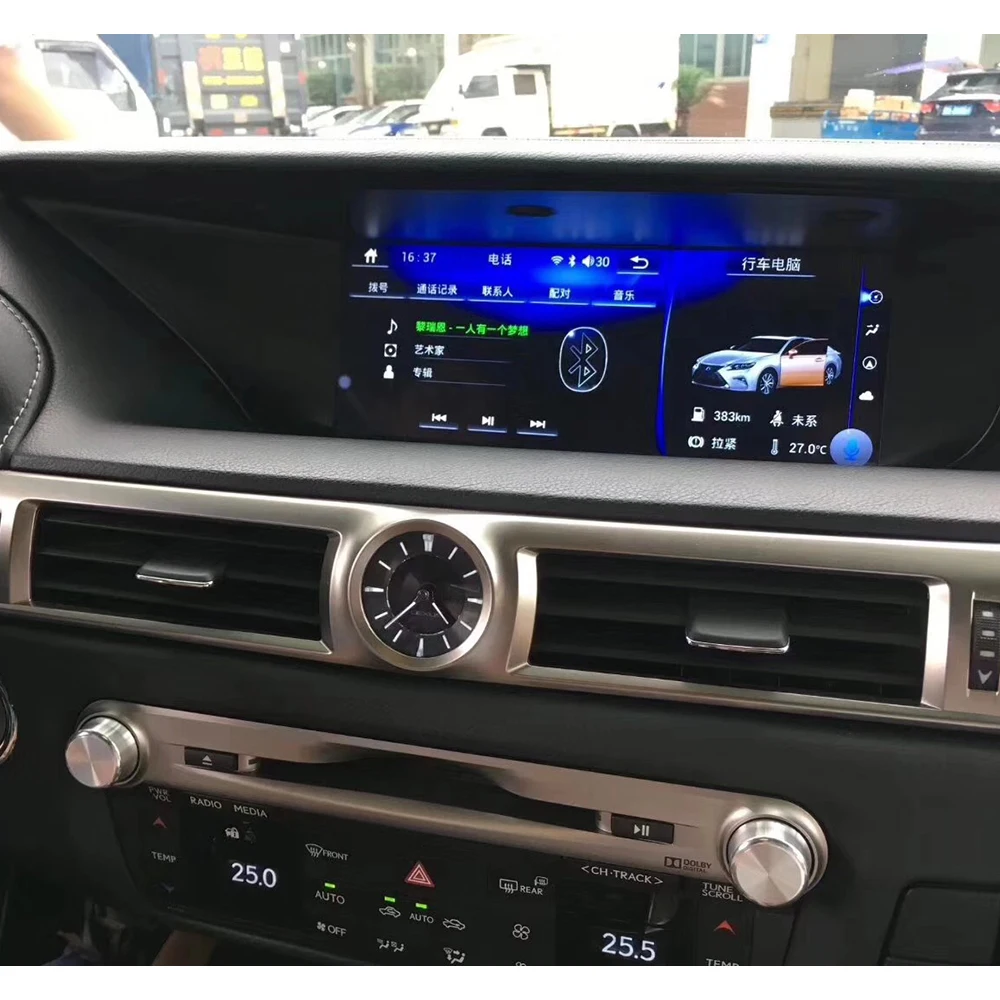 ZJCGO Car Multimedia Player Stereo Radio GPS Navigation Android 10 Screen for Lexus GS F L10 GS200t GS300 GS350 GS450h 2012~2020 |