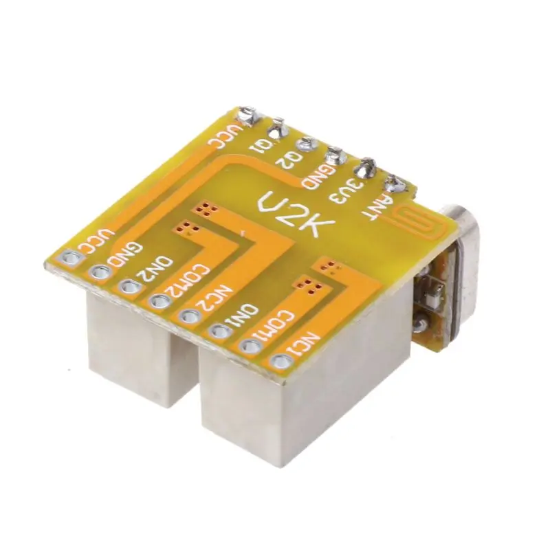 Relay Remote Switch 2CH DC3.7V 4.2V 5V 6V 7.4V 8.4V 9V 12V Output 0V Dry Contact Switching Value NO COM NC 315MHz 50LA |