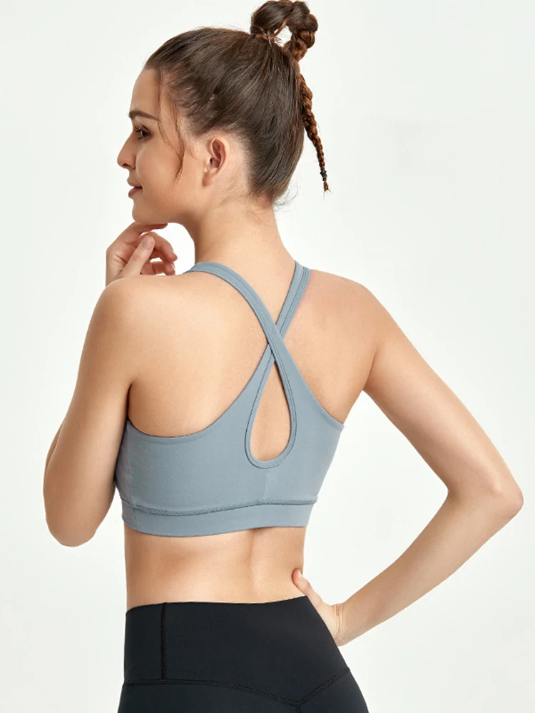 Спортивный жилет с перекрестной спинкой ударопрочное Спортивное нижнее белье