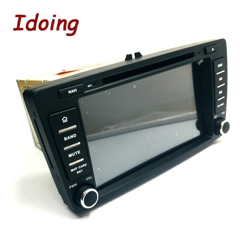 Автомобильный мультимедийный DVD плеер Idoing 2Din Android 10 4 Гб + 64 ГБ 8 ядер для Skoda Octavia 2