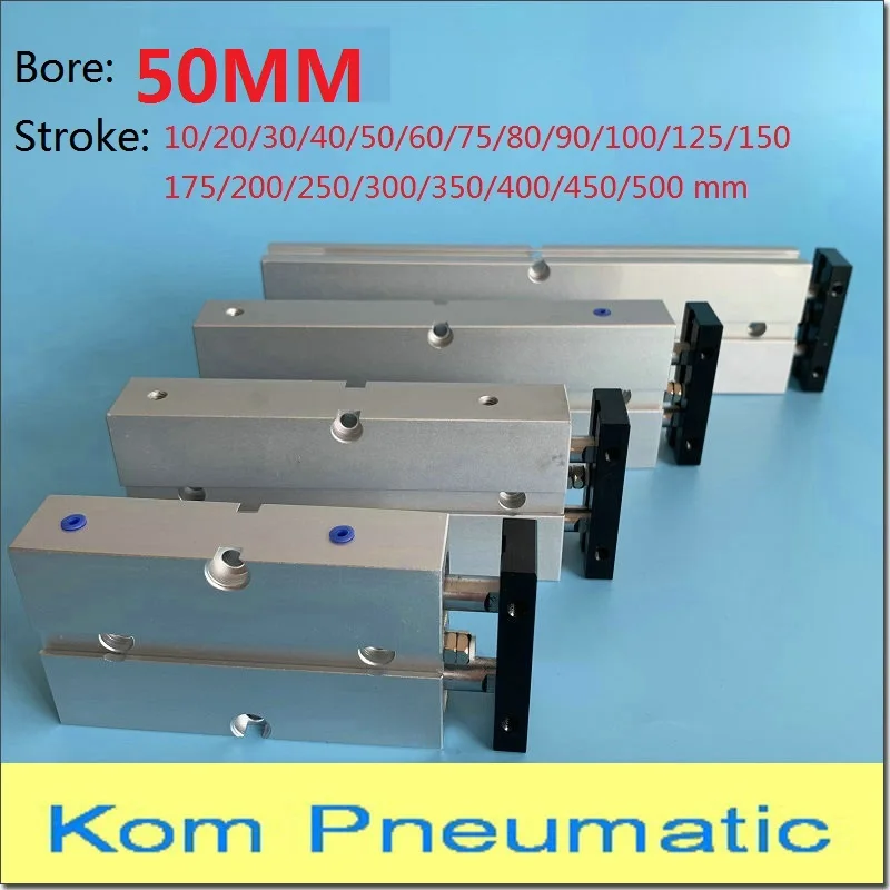 Диаметр 50 мм ход 10 до 500 двойной стержневой Пневматический Воздушный Цилиндр TDA TN50